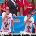 Matt Stonie Upsets Joey Chestnut in Nathan’s Hot Dog Contest [VIDEO]